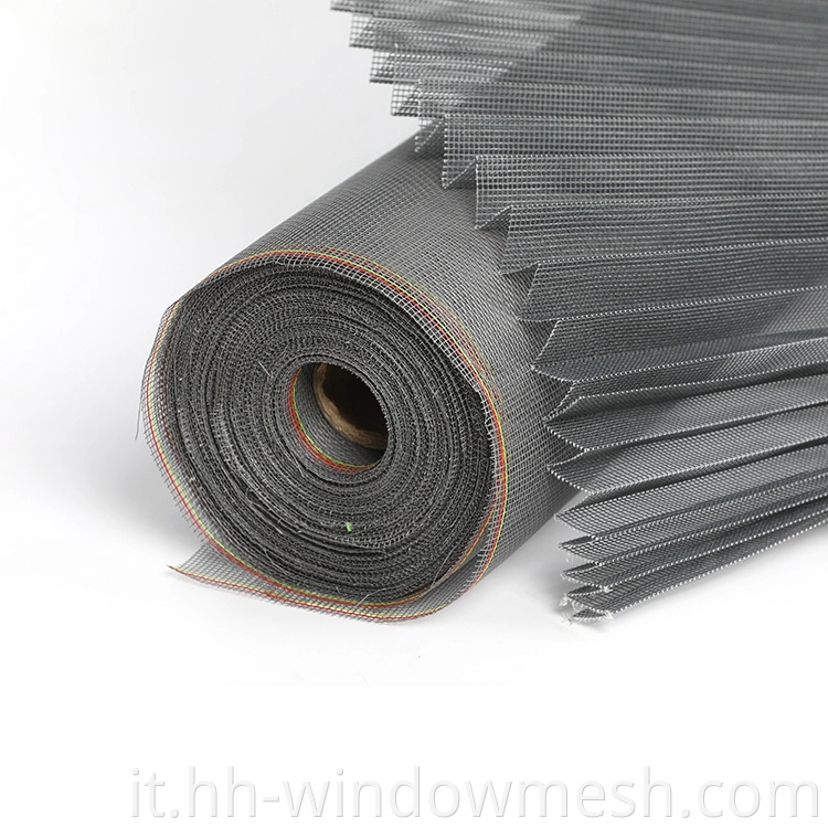 Plisse Window Mesh Polyester Insect Schermata per finestre retrattili